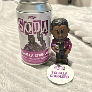 What If? Funko Vinyl Soda T’Challa Star- Lord